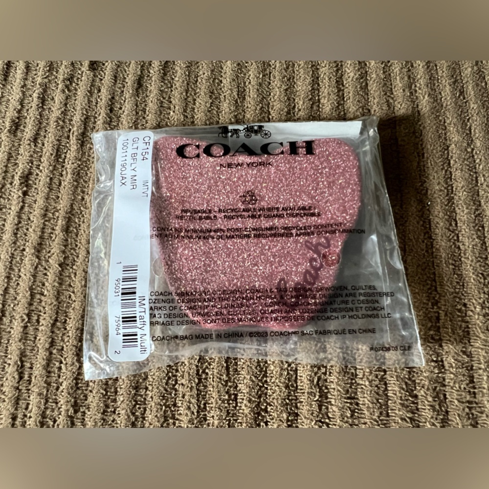 COPY - COPY - Coach Glitter Butterfly Compact Mirror nwt in packaging - Picture 3 of 4